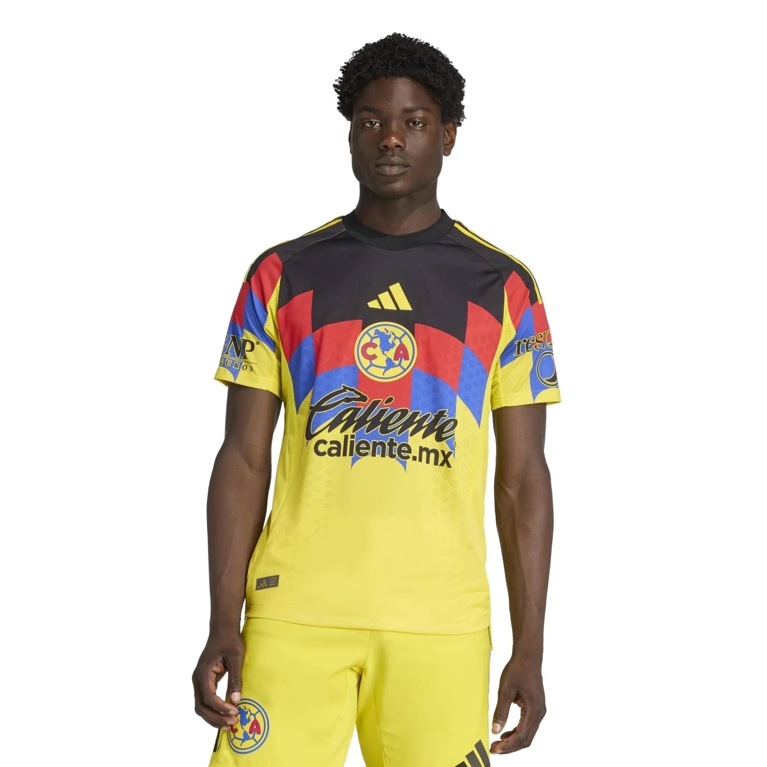 adidas Henry Martin Men's Club America 25/26 Authentic Home Jersey (Yellow)