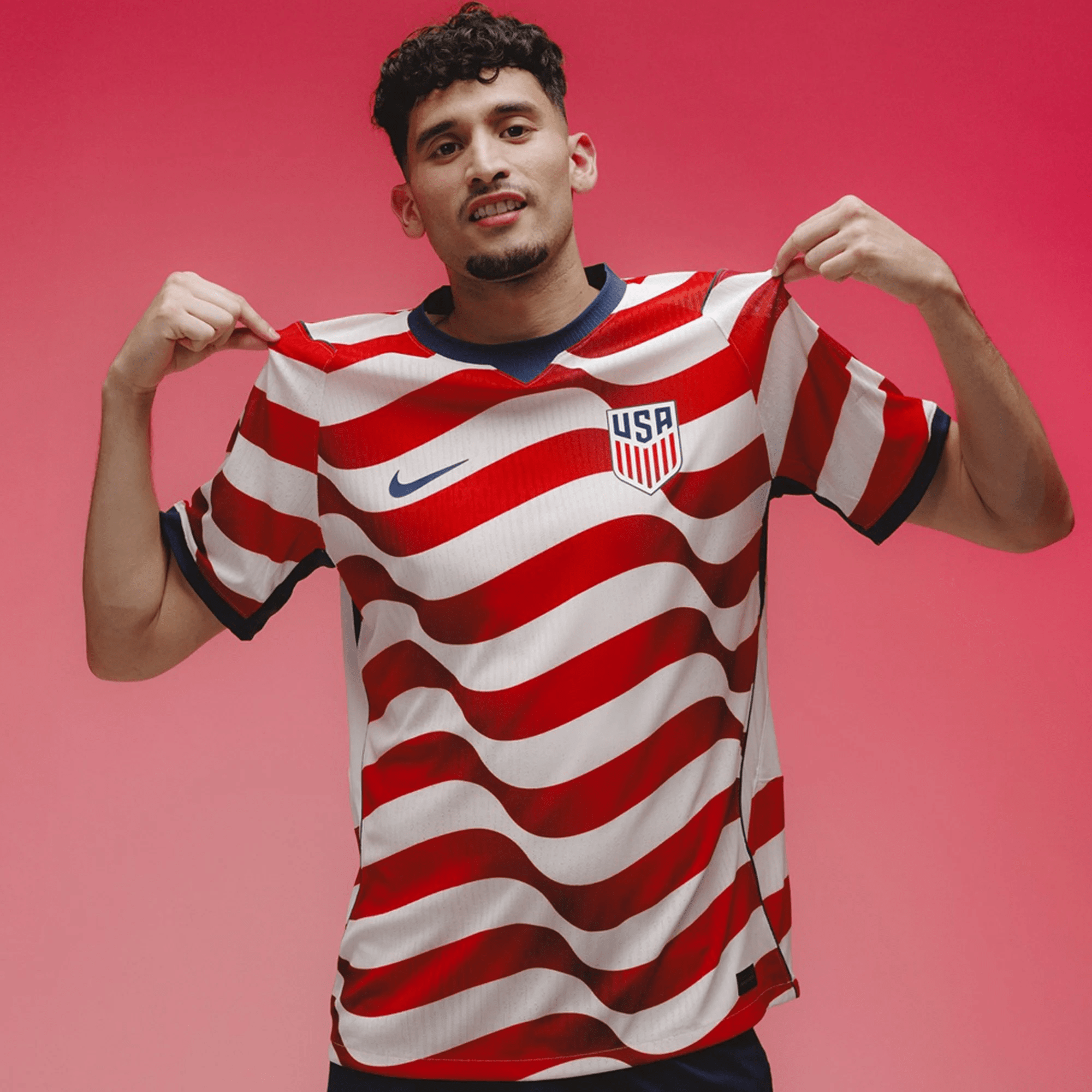 Nike Mens Musah United States Match Authentic Home Jersey 2026 (Sail/Midnight Navy)