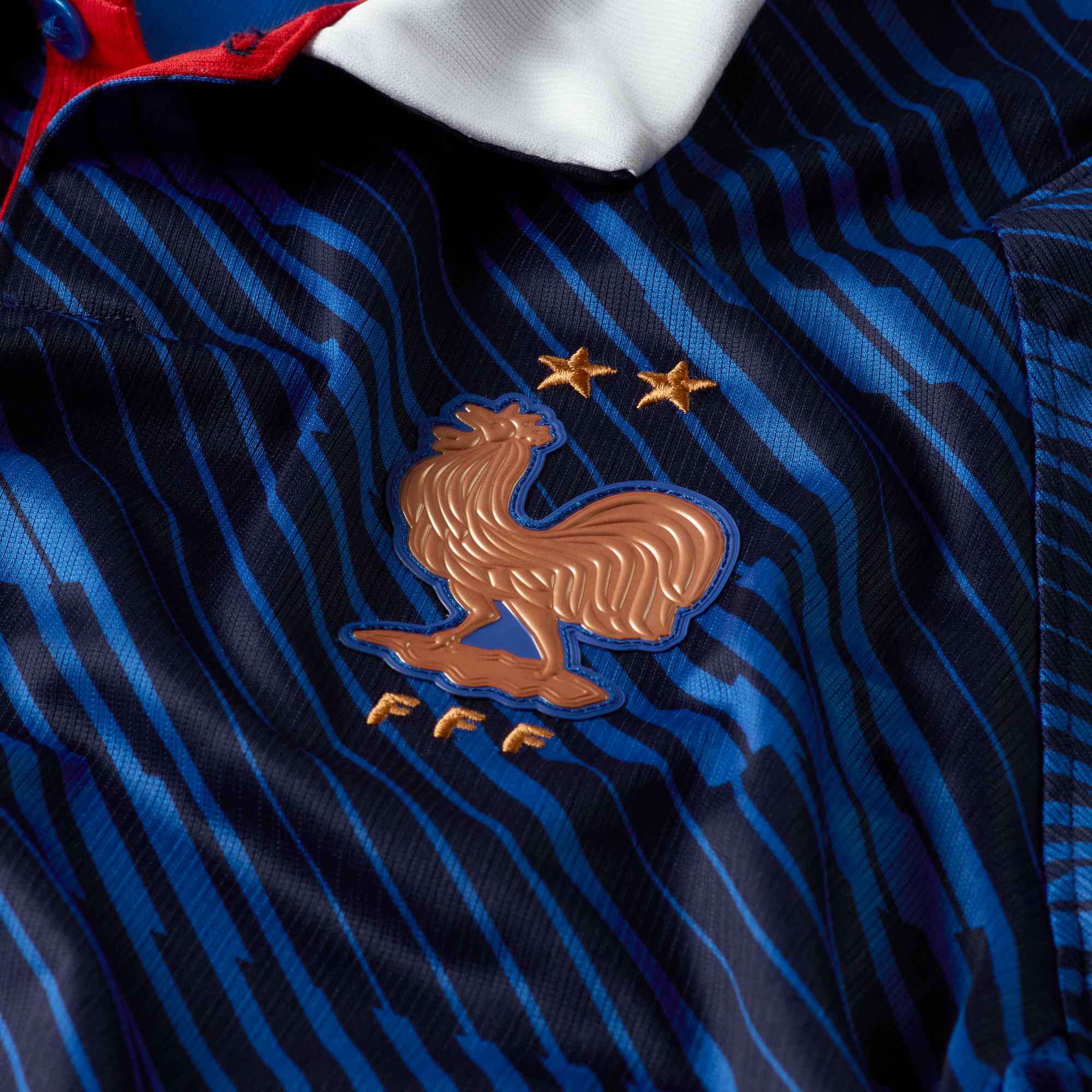 Nike Men's France Marcus Thuram Home Stadium Jersey 2026 (Game Royal/Metallic Copper)